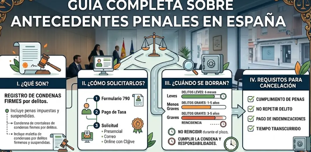 Antecedentes Penales en España 2026: Cómo Solicitarlos y Cancelarlos Paso a Paso