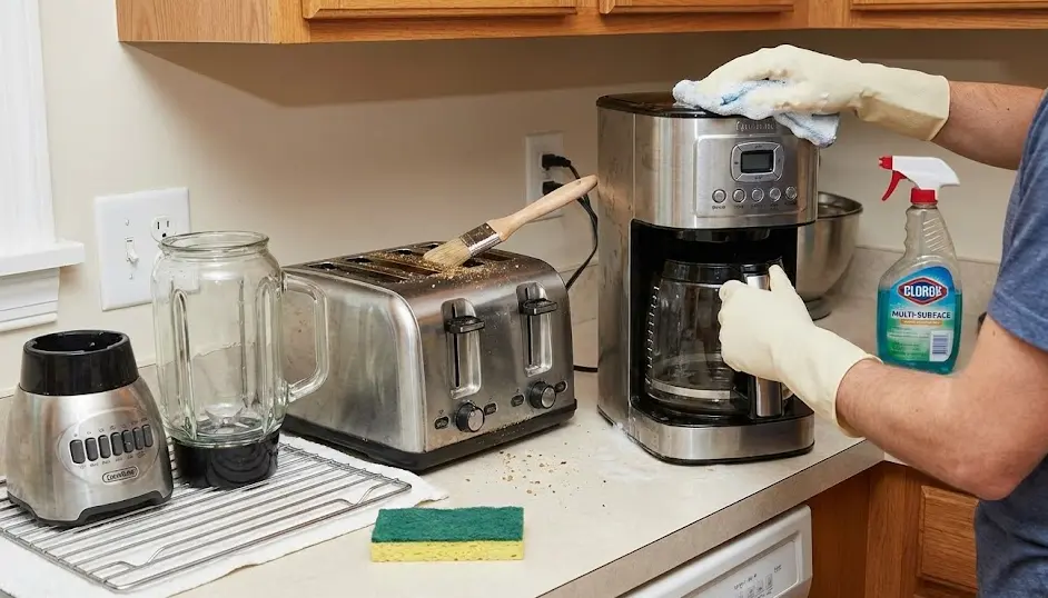 Despierta tus Electrodomésticos: Guía Definitiva para Limpiar Cafetera, Tostadora y Batidora