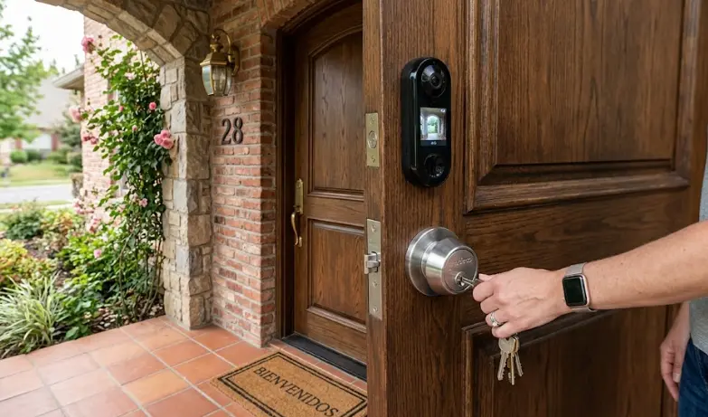 Blindaje Casero: Cómo Instalar Mirillas Digitales y Cerrojos Extra (Sin Pagar a un Cerrajero)