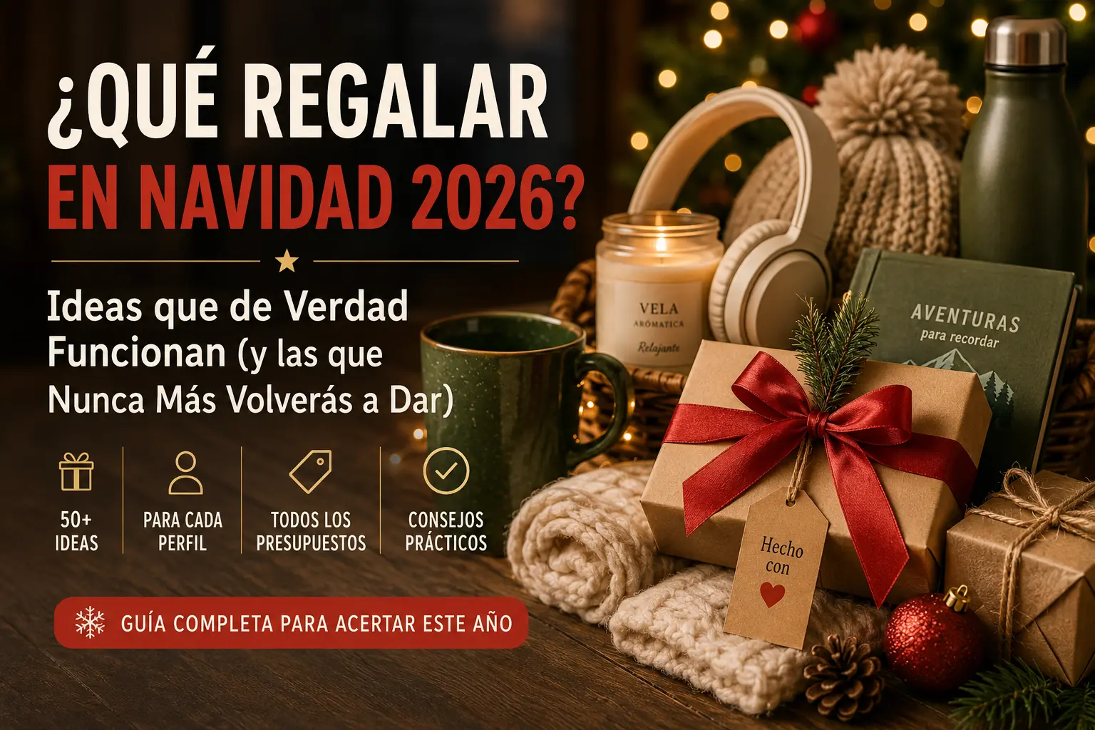 Qué Regalar en Navidad 2026: Ideas que de Verdad Funcionan (y las que Nunca Más Volverás a Dar)