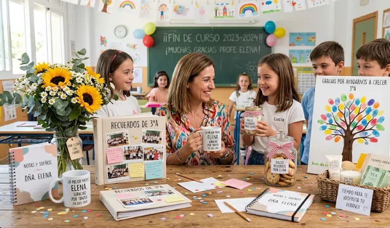 Regalos de Fin de Curso para Profesores: Ideas Originales para Agradecer su Labor (Sin Caer en los Tópicos)