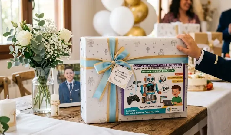 Kit de robótica para niños como regalo original de Primera Comunión