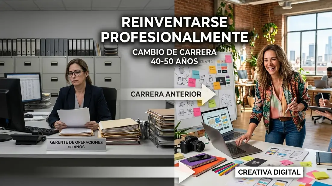 El Despertar Profesional: Cómo Reinventarse y Cambiar de Carrera a los 40 y 50